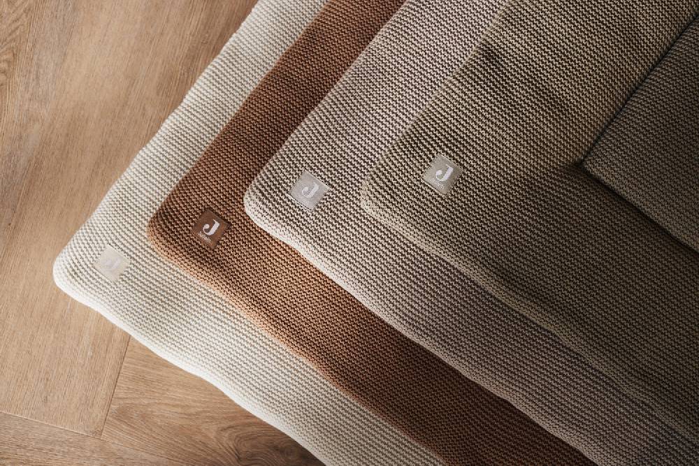 Jollein Krabbeldecke 75x95cm Basic Knit Olive Green VIP-Rabatte