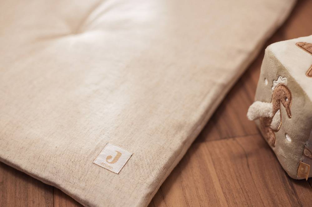 Jollein Krabbeldecke 100x100cm Harvest Natural Super Sparpreis