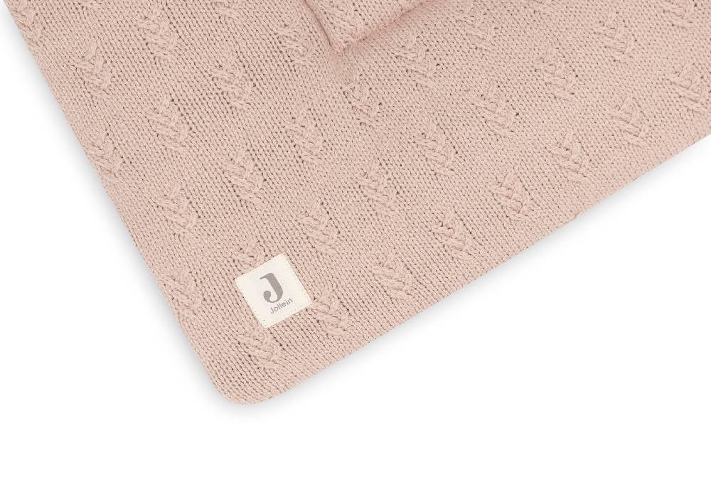 Jollein Krabbeldecke 75x95cm Grain Knit Wild Rose Letzte 2 Tage