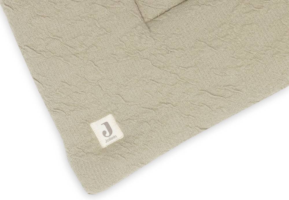 Jollein Krabbeldecke 75x95cm Soft Waves Olive Green Zeitbegrenzte Promotion