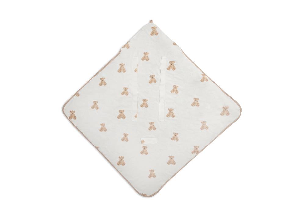 Jollein Einschlagdecke für Babyschale Teddy Bear Sonderangebot der Fabrik