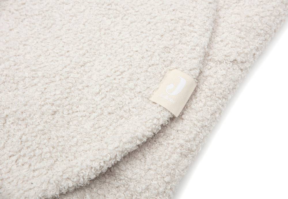 Jollein Einschlagdecke für Babyschale Bear Boucle Oatmeal Vierteljährliche Förderung