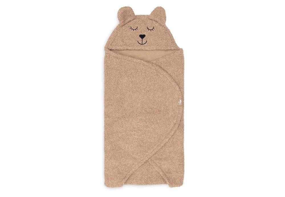 Jollein Einschlagdecke für Babyschale Bear Boucle Biscuit Bis zu 55% Rabatt
