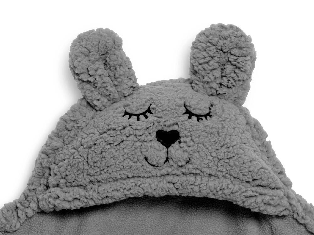 Jollein Einschlagdecke für Babyschale Bunny Storm Grey Clearance-Verkauf
