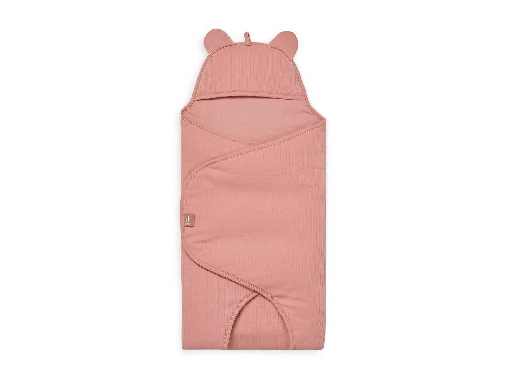 Jollein Einschlagdecke für Babyschale Basic Stripe Rosewood Kostenloser Versand international