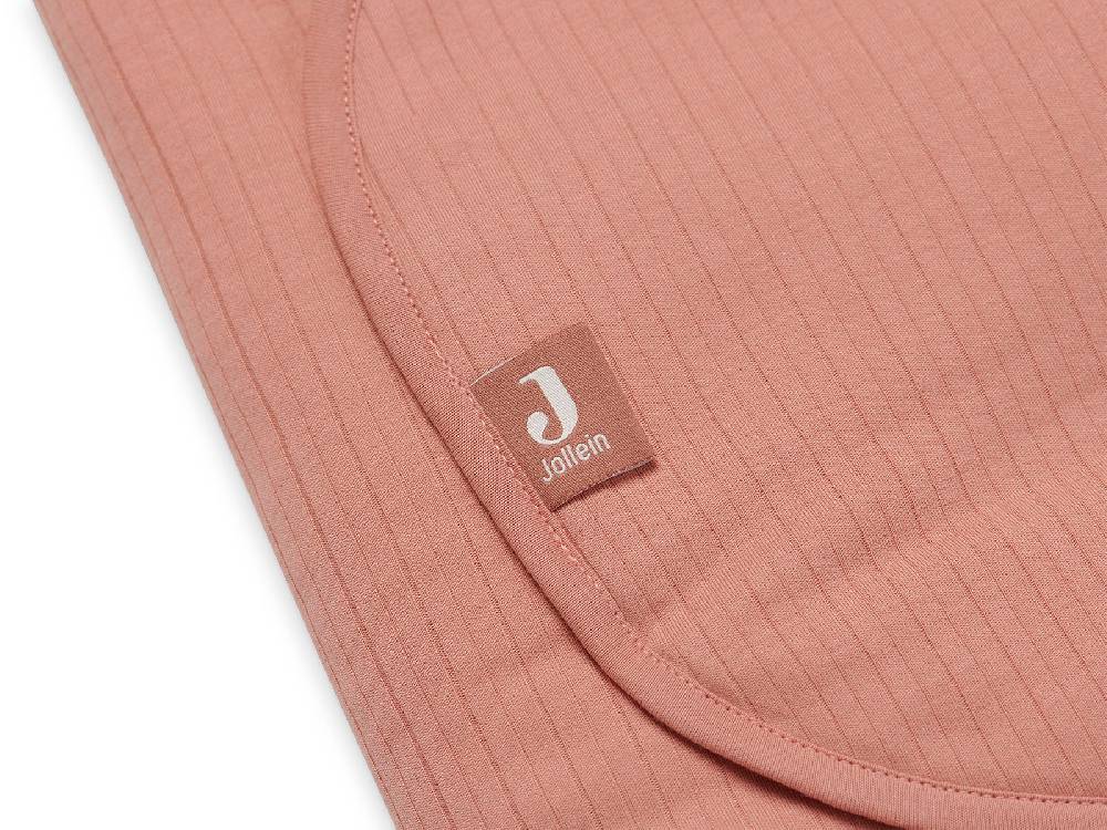 Jollein Einschlagdecke für Babyschale Basic Stripe Rosewood Kostenloser Versand international