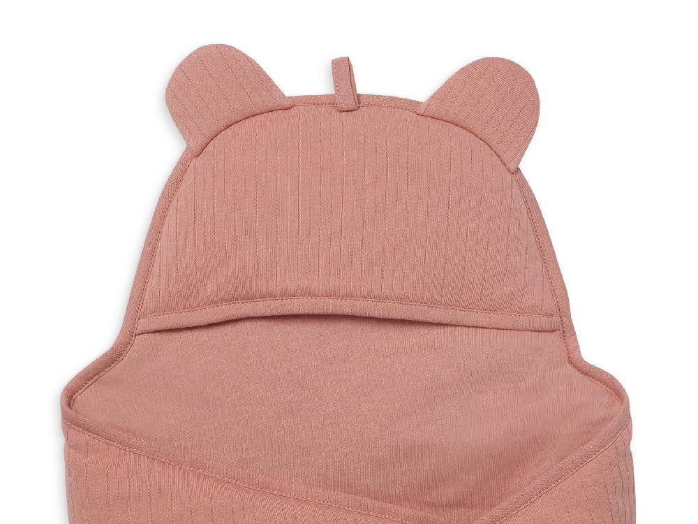 Jollein Einschlagdecke für Babyschale Basic Stripe Rosewood Kostenloser Versand international