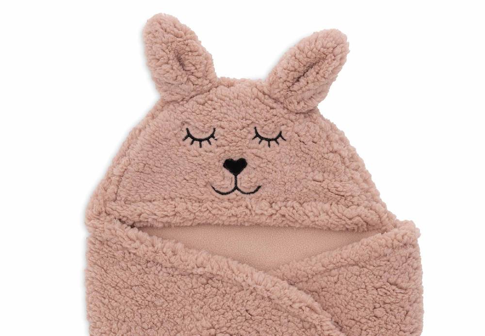 Jollein Einschlagdecke für Babyschale Bunny - Wild Rose Speichern exportieren