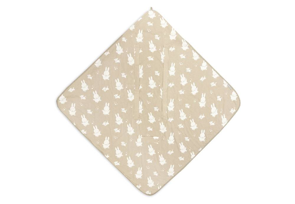 Jollein Einschlagdecke für Babyschale MiffySnuffy Olive Green Black Friday Preise