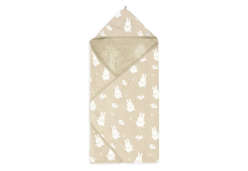 Jollein Einschlagdecke für Babyschale MiffySnuffy Olive Green Black Friday Preise