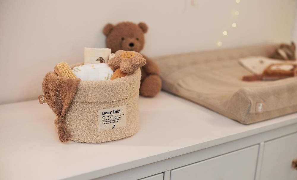 Jollein Pflegekörbchen 14x18cm Boucle Naturel 50% Rabatt für begrenzte Zeit
