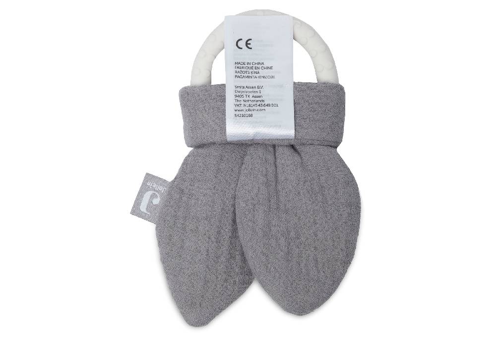 Jollein Beißring Silikon Bunny Ears Storm Grey Jubiläumsangebot