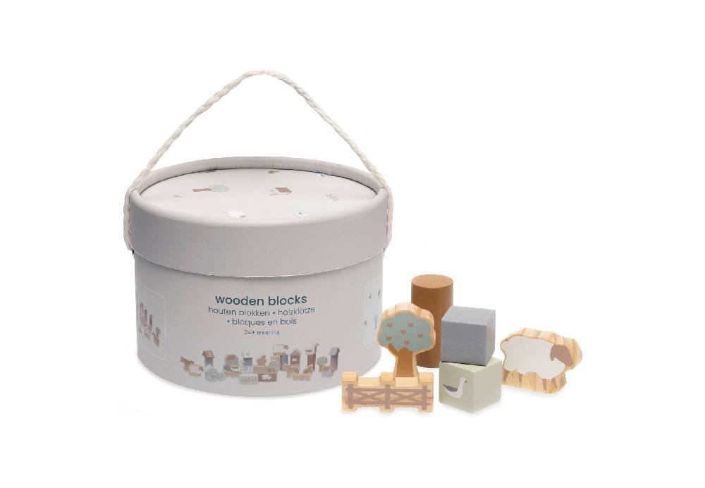 Jollein Spiel-Würfel aus Holz Farm Online Outlet