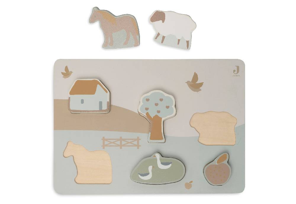 Jollein Puzzle aus Holz Farm Blitzangebot