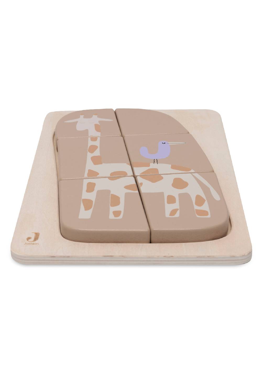 Jollein Puzzle aus Holz - Jungle Jambo - Giraffe Kauf eins, bekomm eins gratis