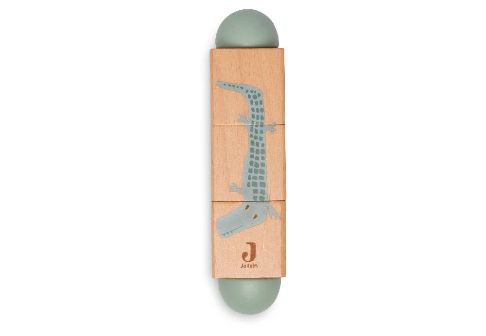 Jollein Holz-Drehpuzzle - Jungle Jambo Tägliche Deals