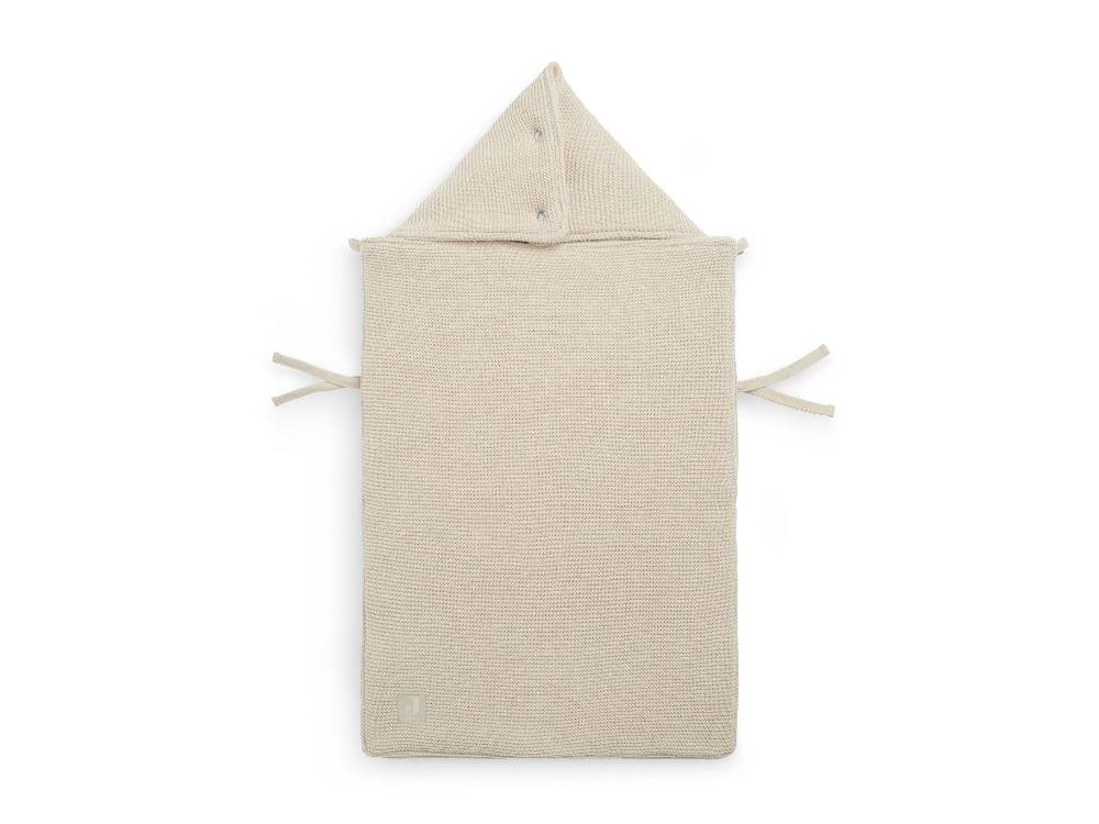 Jollein Fußsack gruppe 0+ 3/5 punkte Basic Knit Nougat Blitzangebot