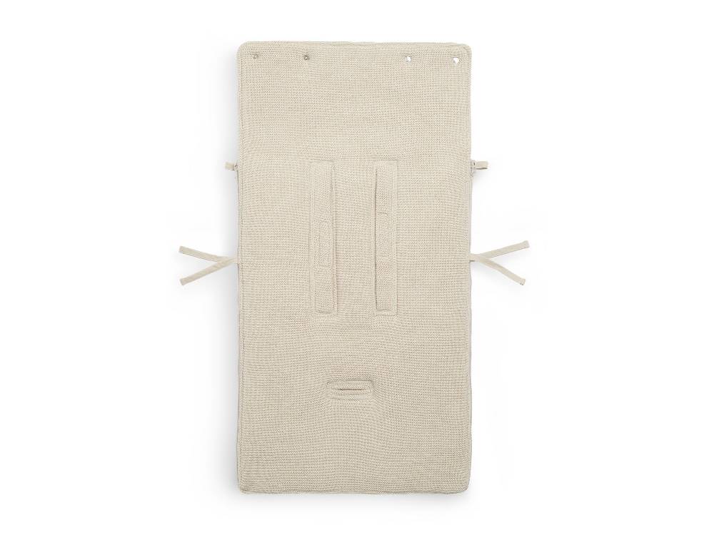 Jollein Fußsack gruppe 0+ 3/5 punkte Basic Knit Nougat Blitzangebot