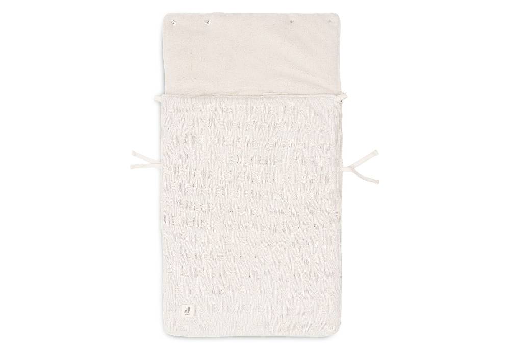 Jollein Fußsack gruppe 0+ 3/5 punkte Grain Knit Oatmeal Große Rabatte