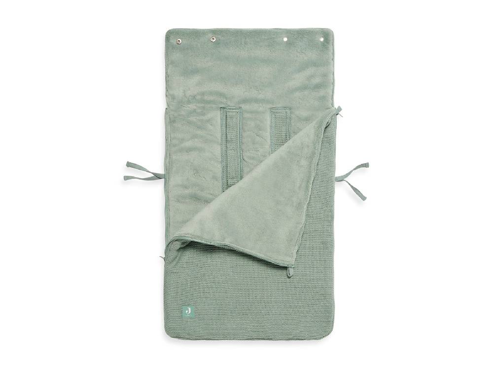 Jollein Fußsack gruppe 0+ 3/5 punkte Basic Knit Forest Green Kauf eins, bekomm eins gratis