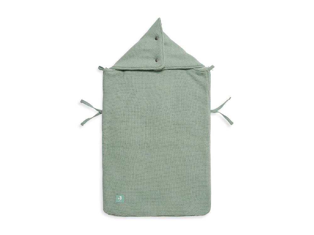 Jollein Fußsack gruppe 0+ 3/5 punkte Basic Knit Forest Green Kauf eins, bekomm eins gratis