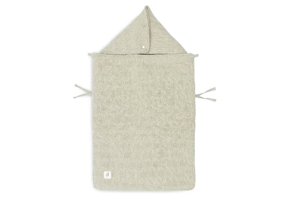 Jollein Fußsack gruppe 0+ 3/5 punkte Grain Knit Olive Green Sonderangebote