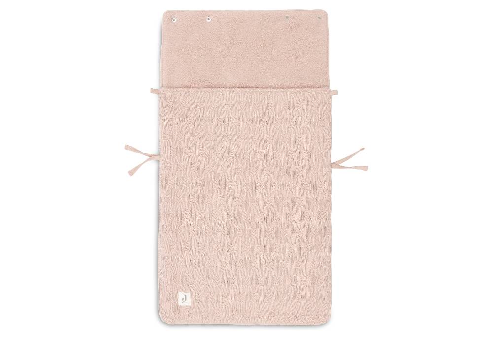 Jollein Fußsack gruppe 0+ 3/5 punkte Grain Knit Wild Rose Tiefpreis