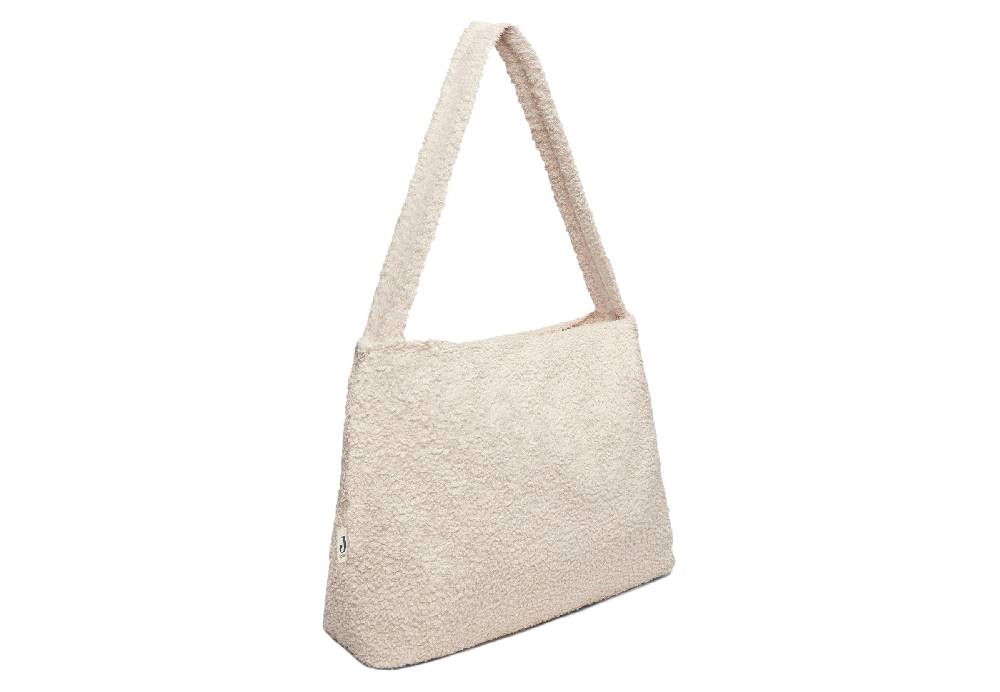 Jollein Wickeltasche Shopper 34x43cm Boucle Naturel Nur noch ein Tag übrig