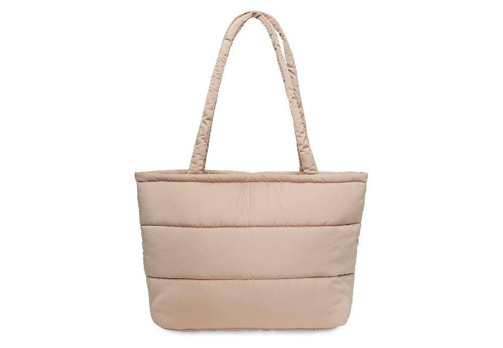 Jollein Wickeltasche Puffed bag Biscuit 50% Rabatt mit kostenlosem Versand