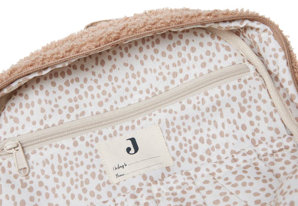 Jollein Wickeltasche Rucksack Boucle Biscuit Fabrikladen
