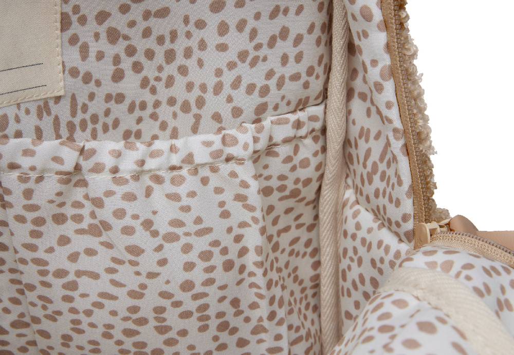 Jollein Wickeltasche Rucksack Boucle Biscuit Fabrikladen