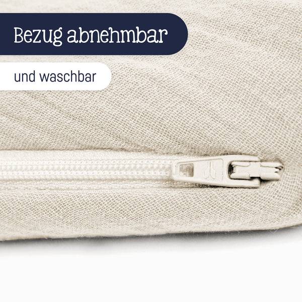 Julius Zöllner Stillkissen aus Baumwollmusselin, sand Super Sparpreis