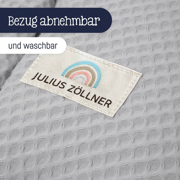 Julius Zöllner Stillkissen mit Knopf, Waffelpiqué Light Grey JETZT KAUFEN