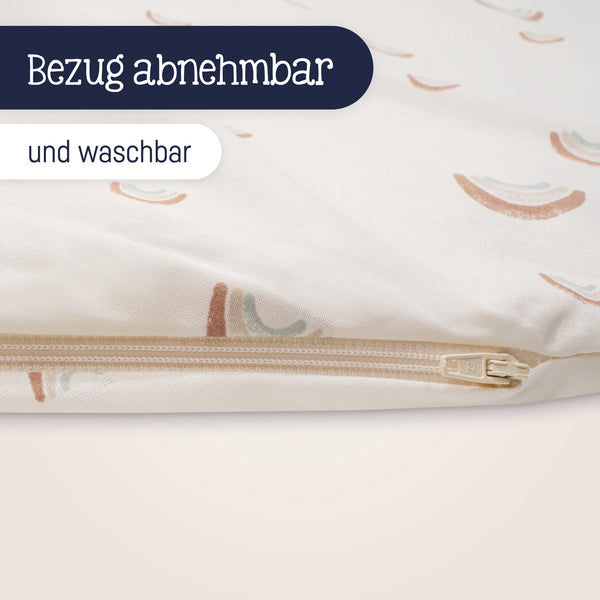 Julius Zöllner Stillkissen mit Knopf, Organic Rainbow Zeitbegrenzte Promotion