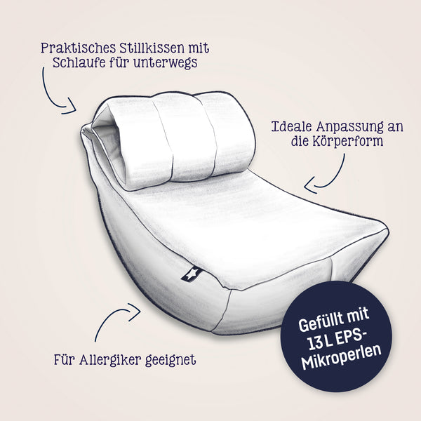 Julius Zöllner Jersey Stillkissen Move Uni Sand Bis zu 50% Rabatt