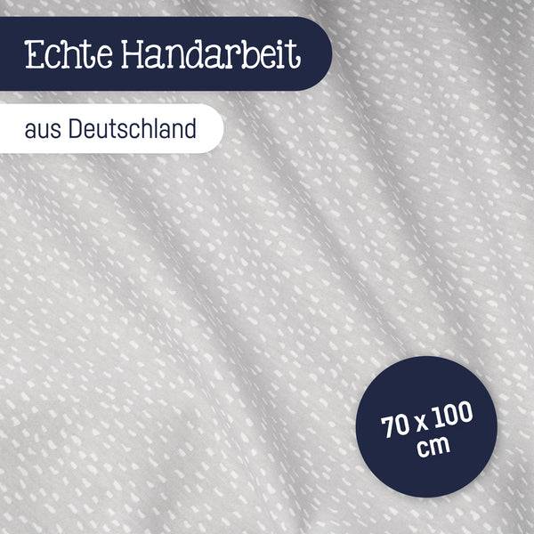 Julius Zöllner Jersey Winterdecke, Tiny Squares Grey Günstig kaufen