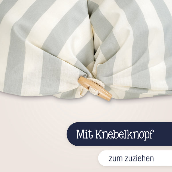 Julius Zöllner Stillkissen mit Knopf, Organic Stripes Bis zu 60% Rabatt