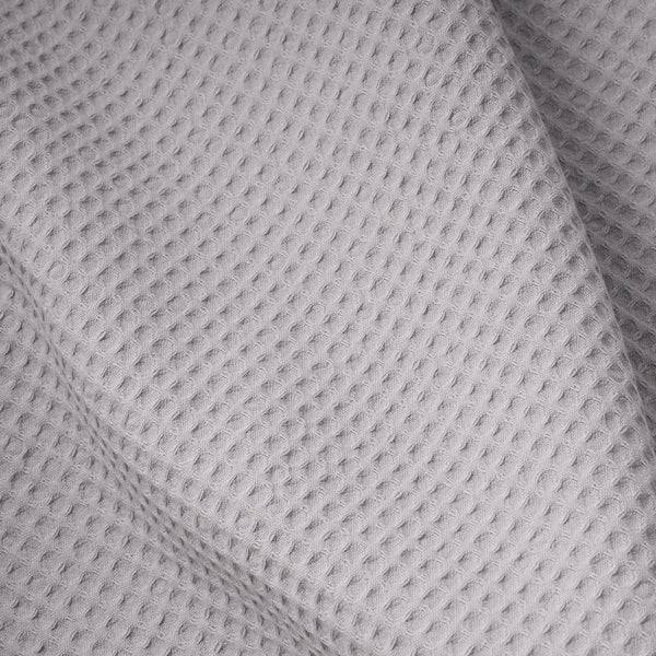 Julius Zöllner Krabbeldecke Blatt, Waffelpiqué Light Grey Verkauf
