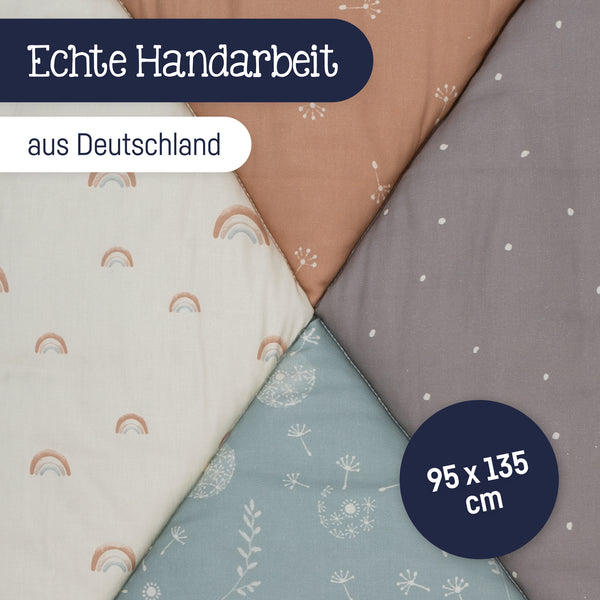 Julius Zöllner Krabbeldecke Organic, Patchwork im Angebot