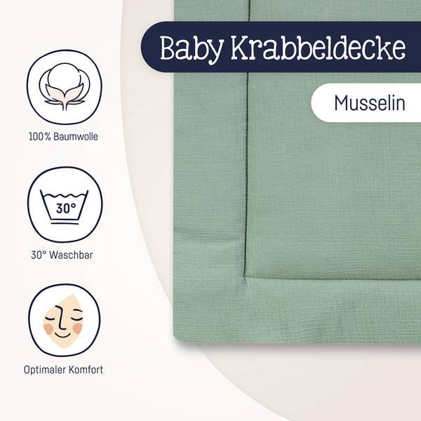 Julius Zöllner Krabbeldecke, grün Limitierter Zeitrabatt