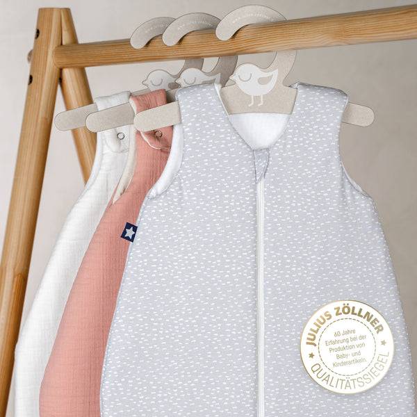 Julius Zöllner Jersey Sommerschlafsack - Tiny Squares Grey Flash Sale
