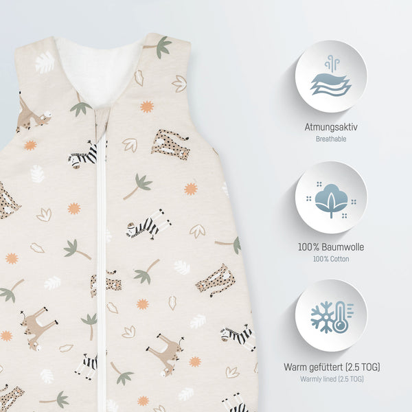 Julius Zöllner Jersey Schlafsack - Savanne Beige Saisonschlussverkauf