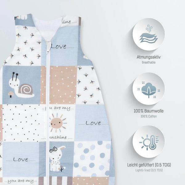 Julius Zöllner Sommerschlafsack - Patch Blue Sonderangebote