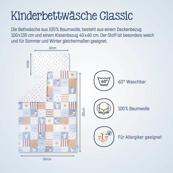 Julius Zöllner Bettwäsche Patch Blue Begrenzte Freigabe