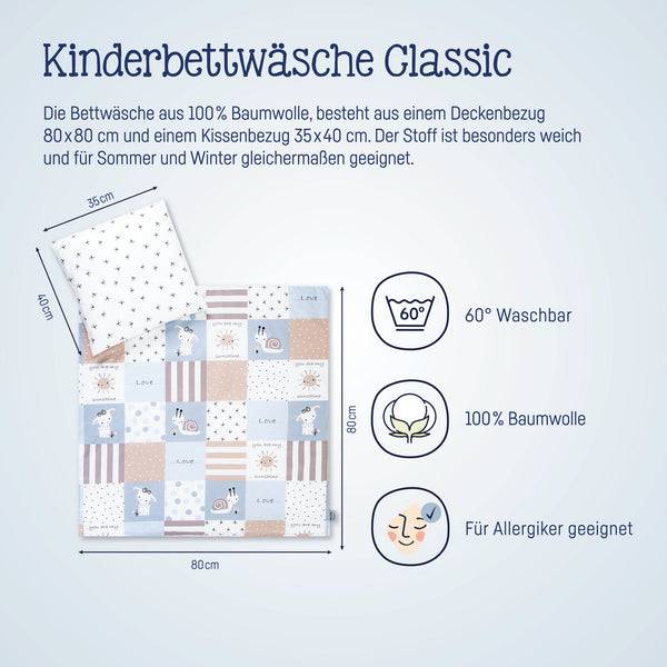 Julius Zöllner Bettwäsche Patch Blue Begrenzte Freigabe