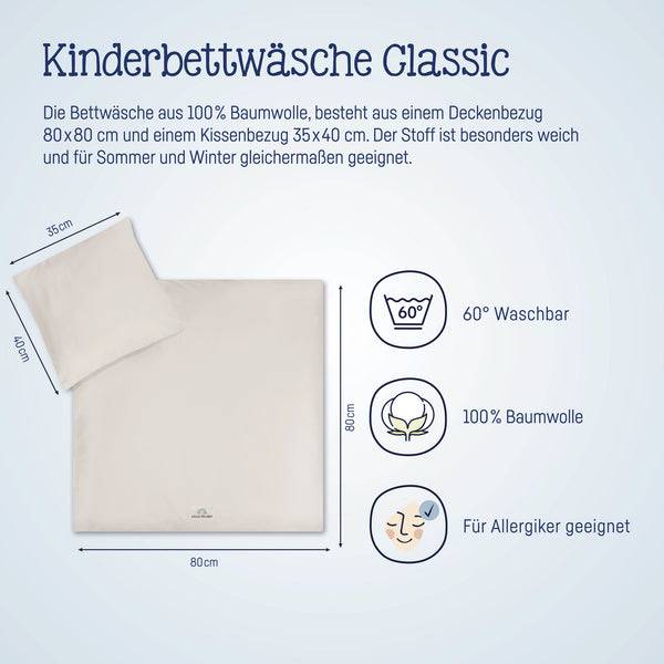 Julius Zöllner Bettwäsche, Uni Taupe Sonderangebot der Fabrik