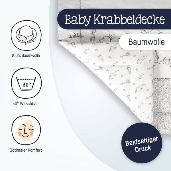 Julius Zöllner Krabbeldecke, Safari 50% Rabatt mit kostenlosem Versand