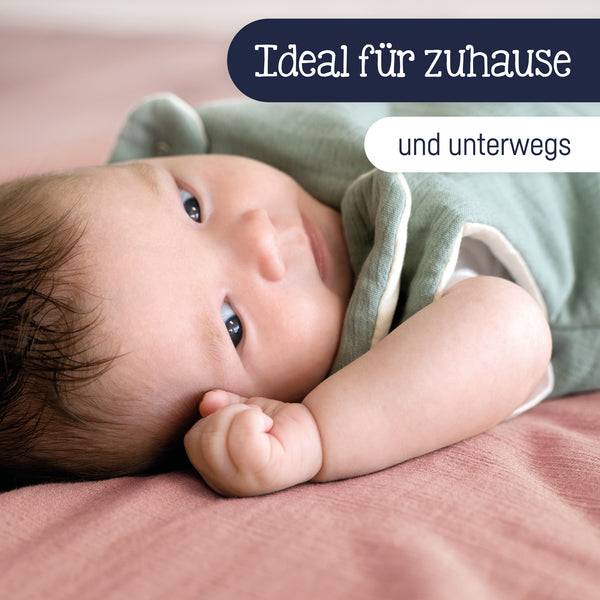Julius Zöllner Kuscheldecke aus Baumwollmusselin, Dusty Rose Im Verkauf