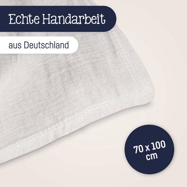 Julius Zöllner Kuscheldecke aus Baumwollmusselin, ivory Rabatte dieses Monats