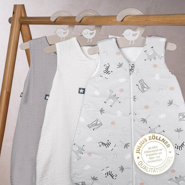 Julius Zöllner Jersey Schlafsack - Savanne Grau Fabrikverkauf